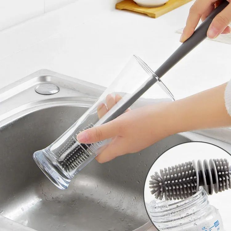 Multifunction Long Handle Silicone Cleaning Brush