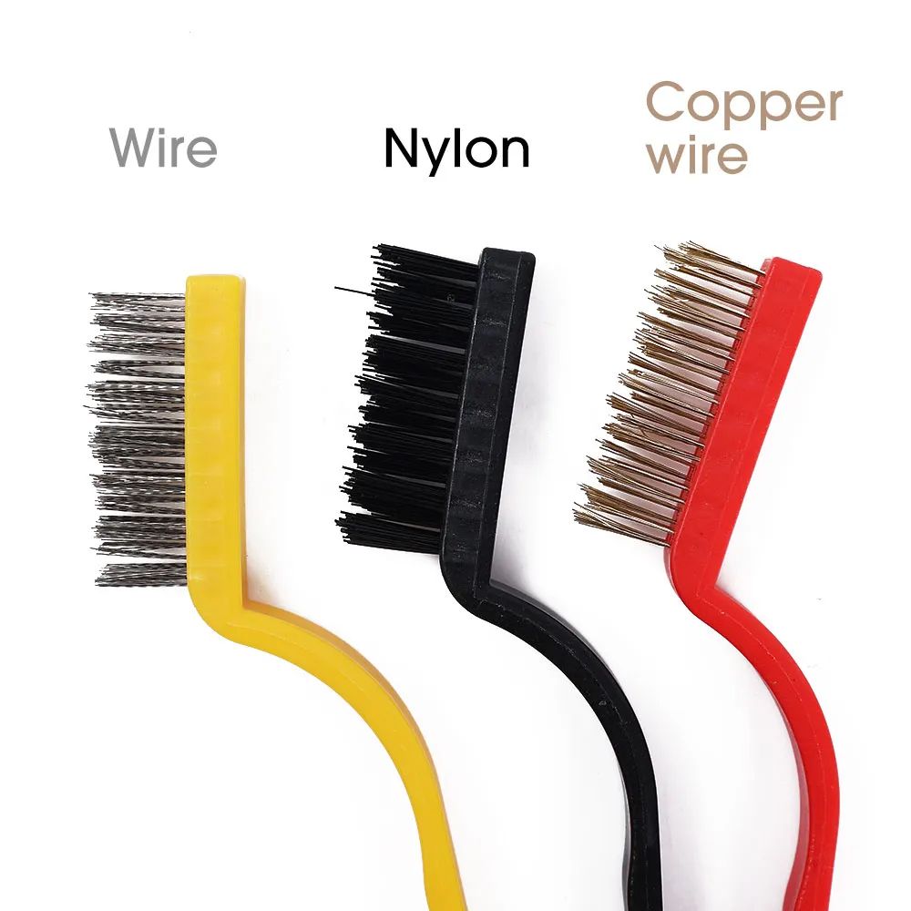 3style Brush Head Nylon Iron Wire Copper Wire Powerful Decontamination Brush