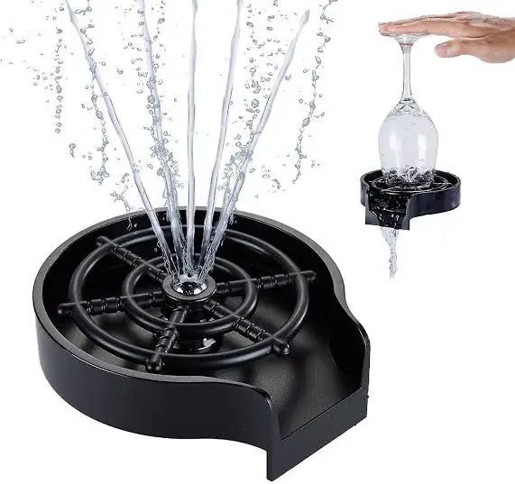 Glass Cup Washer Sink Glass washer whole sale Matt Black