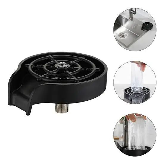 Glass Cup Washer Sink Glass washer whole sale Matt Black