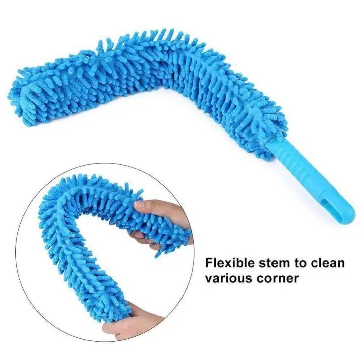Microfiber Fan Cleaning Duster Steel Body Flexible Fan mop for Quick and Easy Cleaning