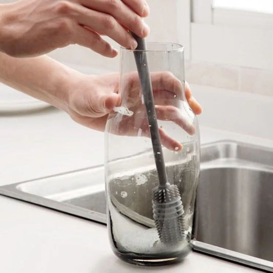 Multifunction Long Handle Silicone  Cleaning Brush
