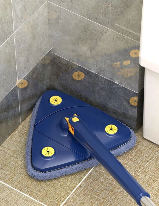 360 Twist Triangle Mop Window Glass For Home Toilet Bathroom Floor Household Cleaning Ceiling Dusting manual mop