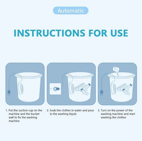 Mini washing machine portable turbo washing machine