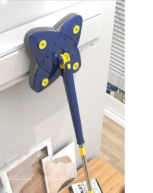 Self wringing360 Squeeze Xtype Rotation Household Cleaning Bathroom Dusting Foldable Head Tool With Box