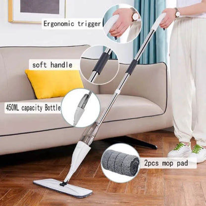 Microfiber Spray Mop Floor Cleaning Mop 360 Degree